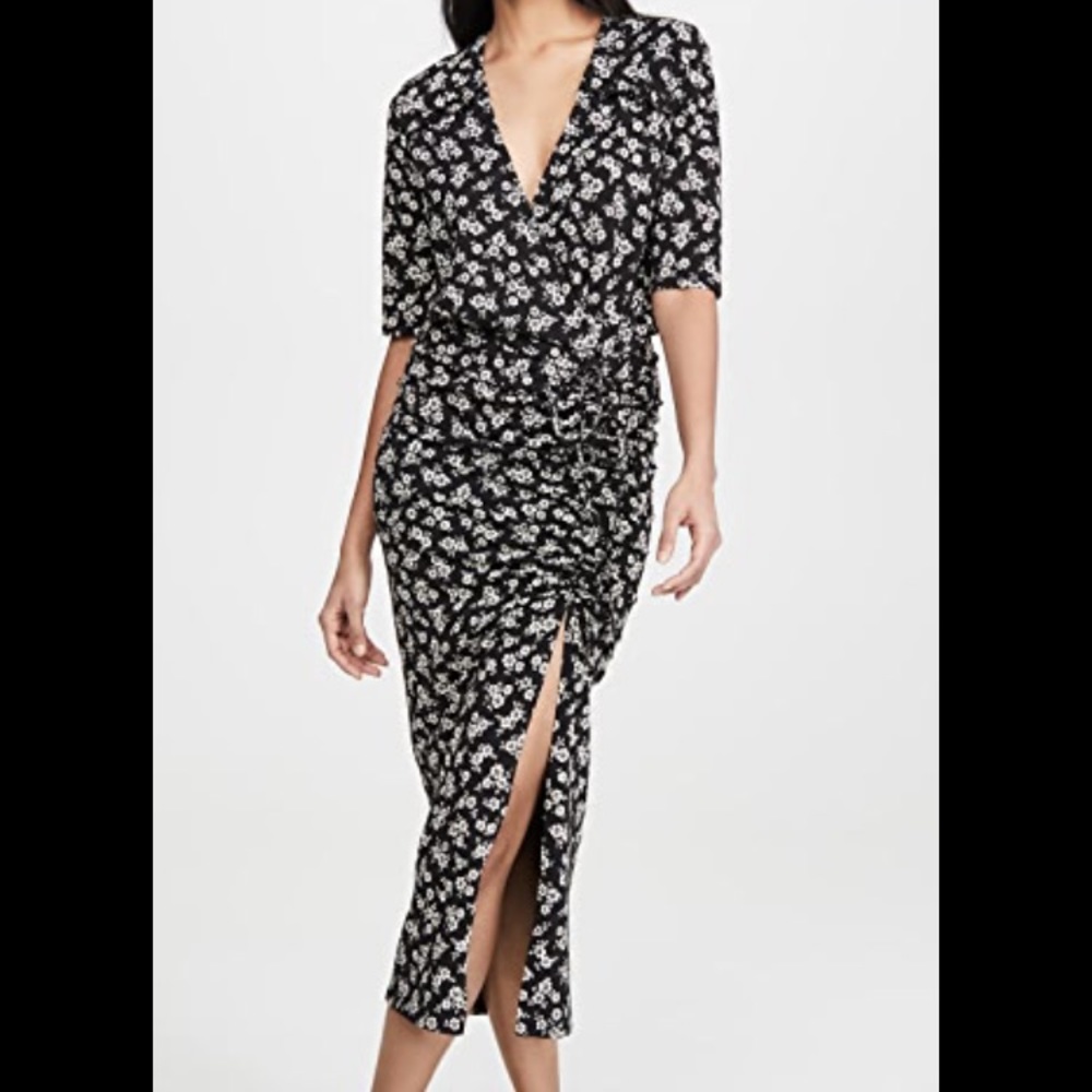 Mariposa Floral Slit Dress